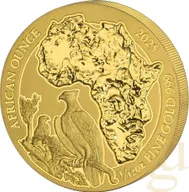 1/12 Unze Goldmünze Ruanda Kampfadler 2025