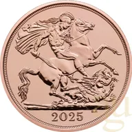 2 Pfund Goldmünze Double Sovereign King Charles 2025