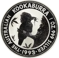1 Unze Silbermünze Australien Kookaburra 1993