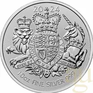 10 Unzen Silbermünze Großbritannien Royal Arms 2024