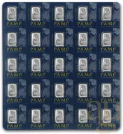 25 x 1 Gramm Platinbarren Multigram PAMP Fortuna