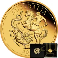 Australien Sovereign 2025 Goldmünze - polierte Platte