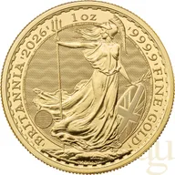 1 Unze Goldmünze Britannia 2026