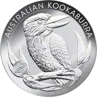 1 Unze Silbermünze Australien Kookaburra 2012 - Privy Mark Drache