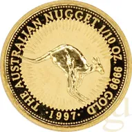 1/10 Unze Goldmünze Australien Känguru 1997