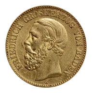 20 Mark Goldmünze Friedrich Grossherzog von Baden