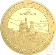 1/2 Unze Goldmünze Bayern Thaler - Schloss Neuschwanstein 2026