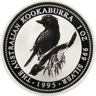 1 Unze Silbermünze Australien Kookaburra 1995