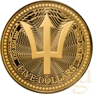 1 Unze Goldmünze Barbados Trident 2025