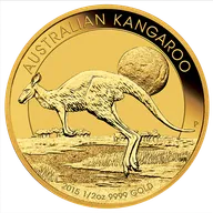 1/2 Unze Goldmünze Australien Känguru 2015