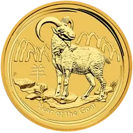 1 Kilogramm Goldmünze Australien Lunar II Ziege 2015