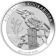 1 Unze Silbermünze Australien Kookaburra 2016