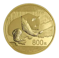 50g Goldmünze China Panda 2016