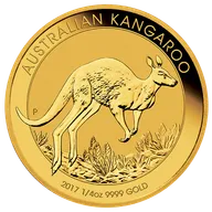 1/4 Unze Goldmünze Australien Känguru 2017