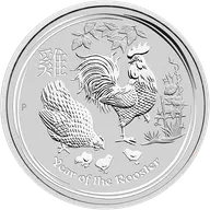 10 Kilogramm Silbermünze Australien Lunar II Hahn 2017