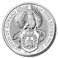 2 Unzen Silbermünze Queens Beasts Griffin 2017