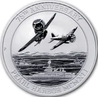1 Unze Silbermünze Tavalu Pearl Harbor  Zero Fighters 2016