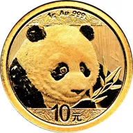 1 Gramm Goldmünze China Panda 2018