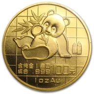 1/20 Unze Goldmünze China Panda 1989