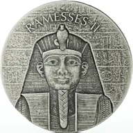 2 Unzen Silbermünze Republic of Tschad Ramses II 2017