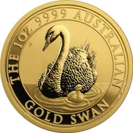 1 Unze Goldmünze Australien Schwan 2018