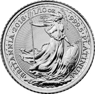 1/10 Unze Platinmünze Britannia