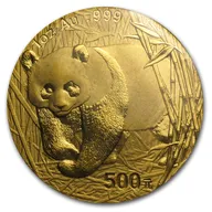 1/10 Unze Goldmünze China Panda 2001