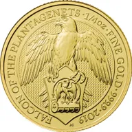 1/4 Unze Goldmünze Queens Beasts Falcon 2019