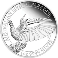 1 Unze Silbermünze Australien Birds of Paradise - Victoria Paradiesvogel 2019 polierte Platte