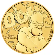 1 Unze Goldmünze Australien Homer Simpsons 2020
