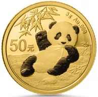3 Gramm Goldmünze China Panda 2020