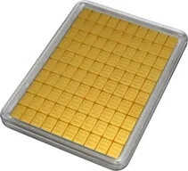 100 x 0,5g Gold Combibarren / Goldtafel / Tafelbarren