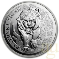 1 Unze Silbermünze Laos Tiger 2020