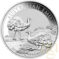 1 Unze Silbermünze Australien Emu 2020