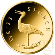 20 Euro Goldmünze Heimische Vögel - Weißstorch 2020 (A)