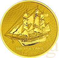 1 Unze Goldmünze Cook Islands Bounty 2020