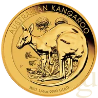 1/4 Unze Goldmünze Australien Känguru 2021