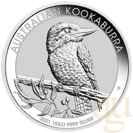 1 Kilogramm Silbermünze Australien Kookaburra 2021