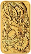 1 Unze Goldmünze Perth Mint - Rectangular Dragon 2021
