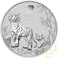 1 Unze Silbermünze Australien Lunar III Tiger 2022