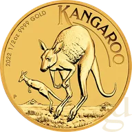 1/2 Unze Goldmünze Australien Känguru 2022