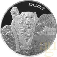 1 Unze Silbermünze Fiji Dogs - 2022 - prooflike