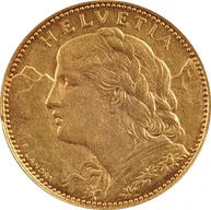 10 schweizer Franken Goldmünze Vreneli 1922