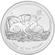 1/2 Kilogramm Silbermünze Australien Lunar II Maus 2008