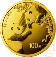 8 Gramm Goldmünze China Panda 2023