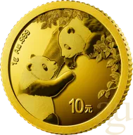 1 Gramm Goldmünze China Panda 2023
