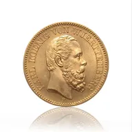 20 Mark Goldmünze Karl König von Württemberg