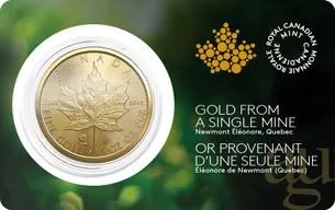 1 Unze Goldmünze Maple Leaf 2023 - Éléonore Mine