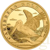 1 Unze Goldmünze Barbados Pelikan 2023