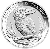 1 Unze Silbermünze Australien Kookaburra 2012
